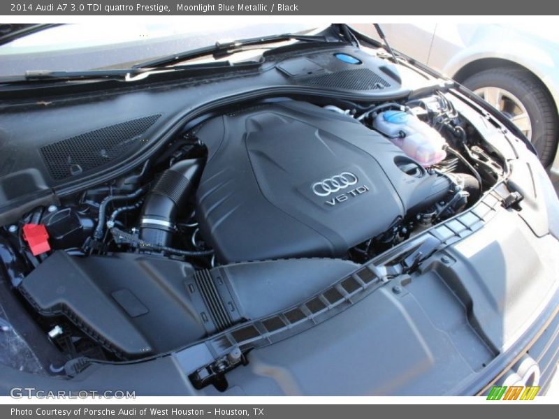 Moonlight Blue Metallic / Black 2014 Audi A7 3.0 TDI quattro Prestige