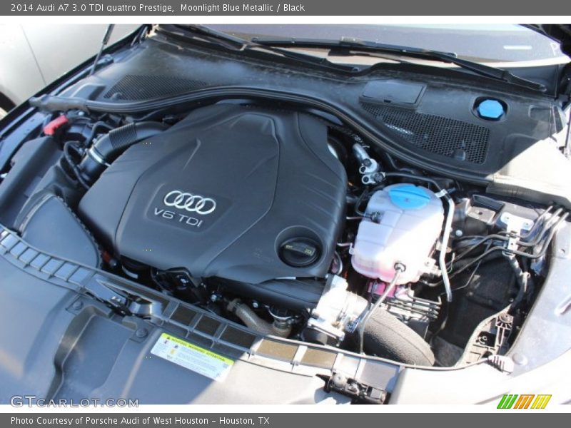 Moonlight Blue Metallic / Black 2014 Audi A7 3.0 TDI quattro Prestige
