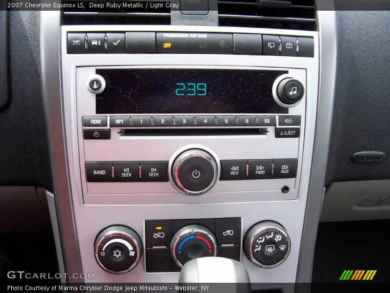 Deep Ruby Metallic / Light Gray 2007 Chevrolet Equinox LS