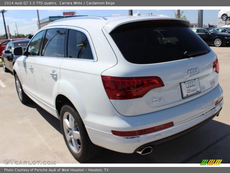 Carrara White / Cardamom Beige 2014 Audi Q7 3.0 TFSI quattro