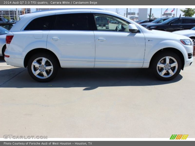 Carrara White / Cardamom Beige 2014 Audi Q7 3.0 TFSI quattro