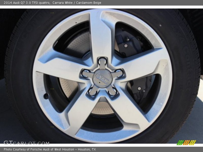 Carrara White / Cardamom Beige 2014 Audi Q7 3.0 TFSI quattro