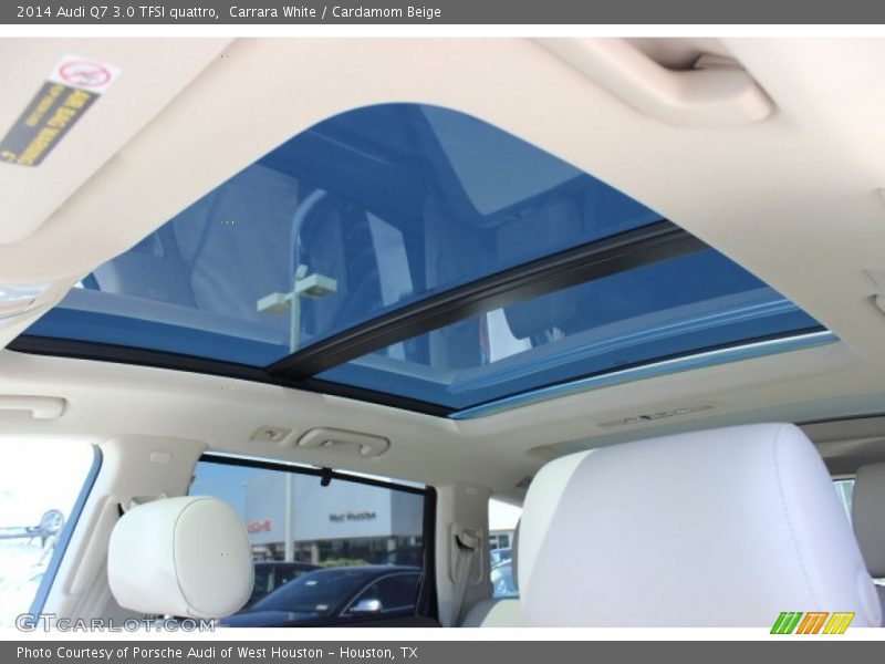 Carrara White / Cardamom Beige 2014 Audi Q7 3.0 TFSI quattro