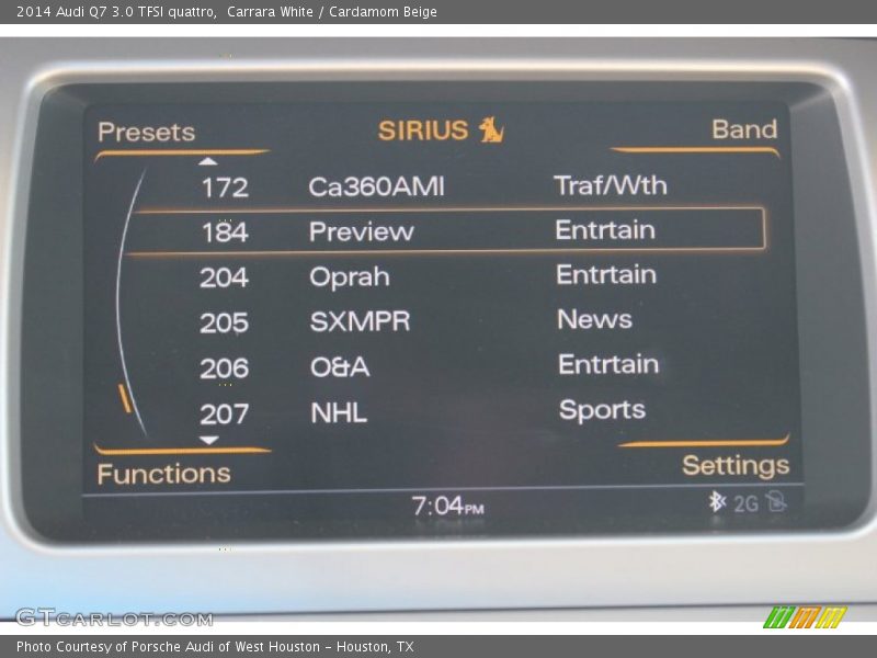 Carrara White / Cardamom Beige 2014 Audi Q7 3.0 TFSI quattro