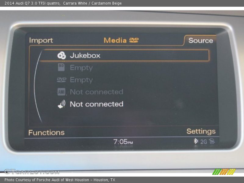 Carrara White / Cardamom Beige 2014 Audi Q7 3.0 TFSI quattro