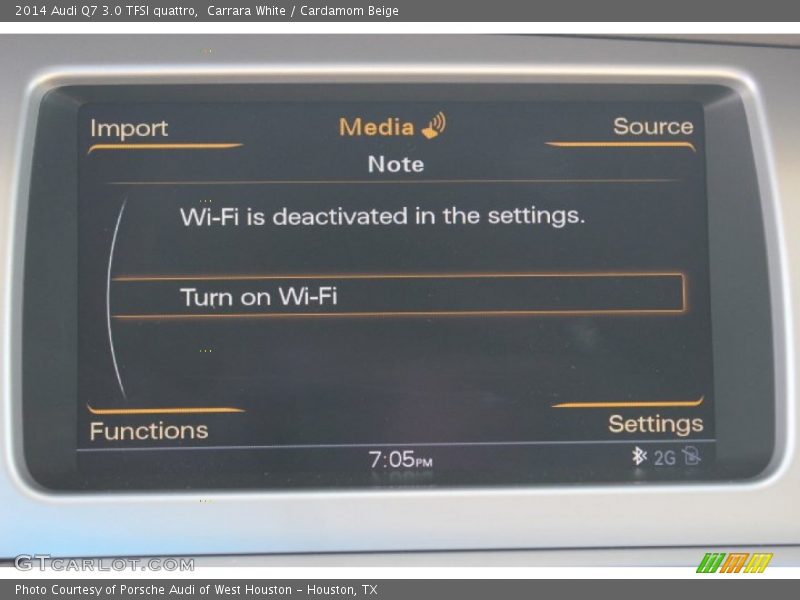 Carrara White / Cardamom Beige 2014 Audi Q7 3.0 TFSI quattro