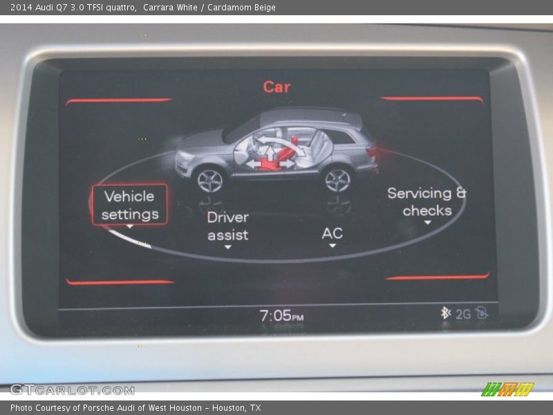 Carrara White / Cardamom Beige 2014 Audi Q7 3.0 TFSI quattro