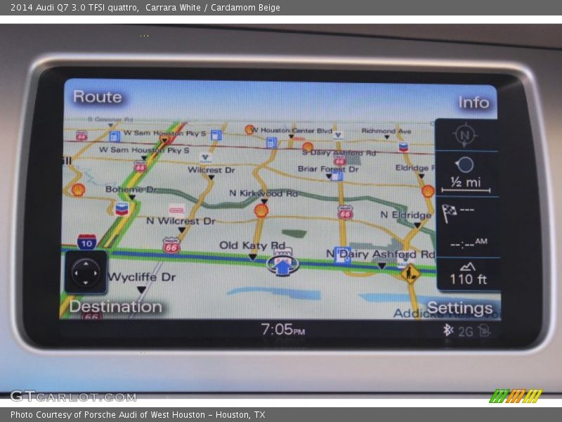 Carrara White / Cardamom Beige 2014 Audi Q7 3.0 TFSI quattro