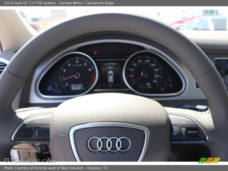 Carrara White / Cardamom Beige 2014 Audi Q7 3.0 TFSI quattro