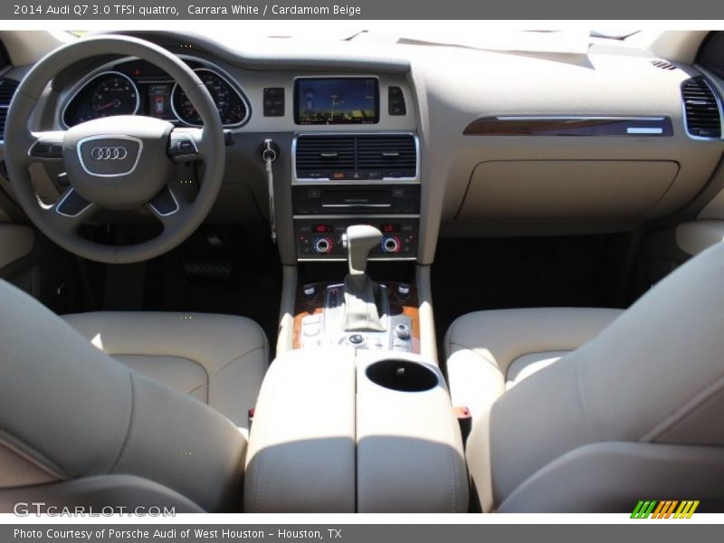 Carrara White / Cardamom Beige 2014 Audi Q7 3.0 TFSI quattro