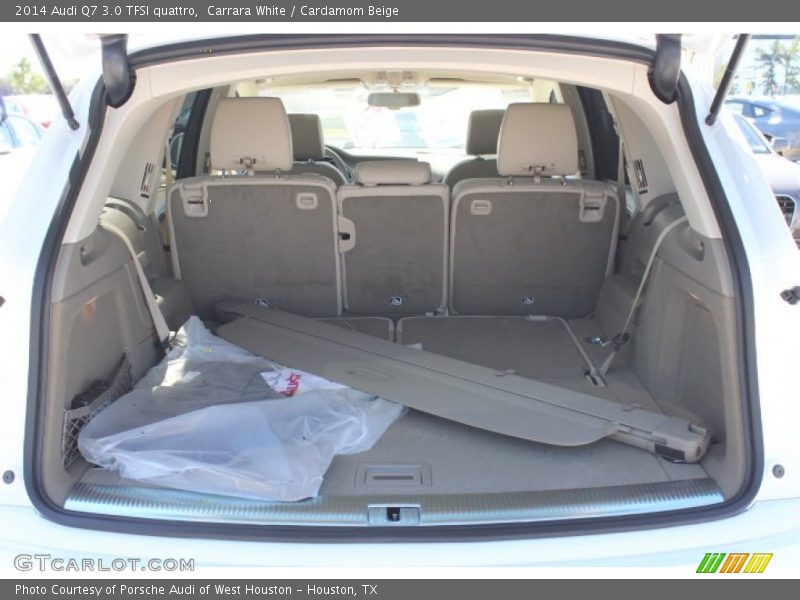 Carrara White / Cardamom Beige 2014 Audi Q7 3.0 TFSI quattro