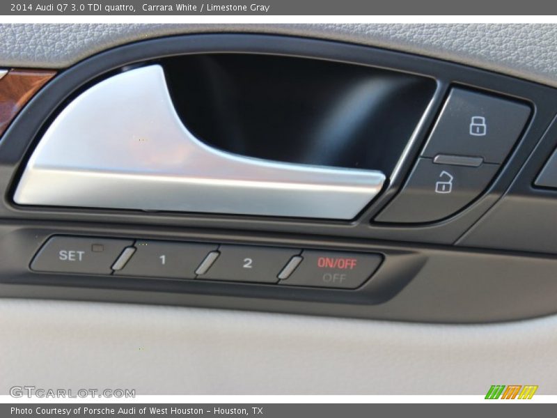 Carrara White / Limestone Gray 2014 Audi Q7 3.0 TDI quattro