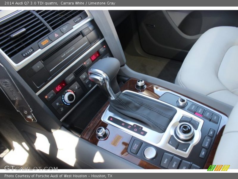 Carrara White / Limestone Gray 2014 Audi Q7 3.0 TDI quattro