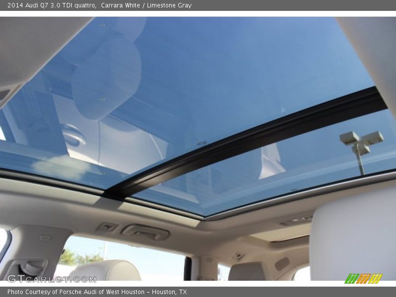 Carrara White / Limestone Gray 2014 Audi Q7 3.0 TDI quattro