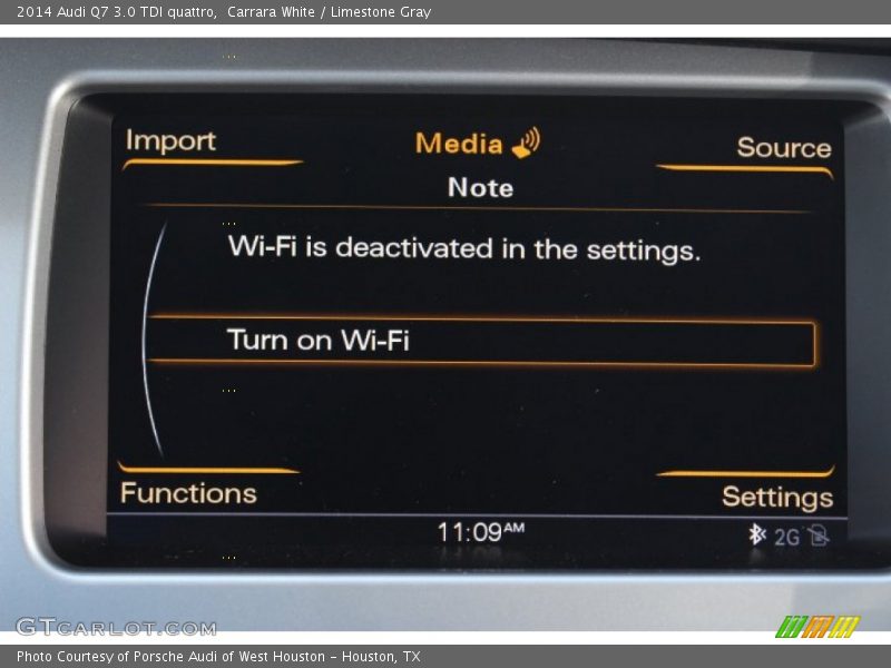 Carrara White / Limestone Gray 2014 Audi Q7 3.0 TDI quattro