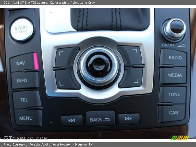 Carrara White / Limestone Gray 2014 Audi Q7 3.0 TDI quattro