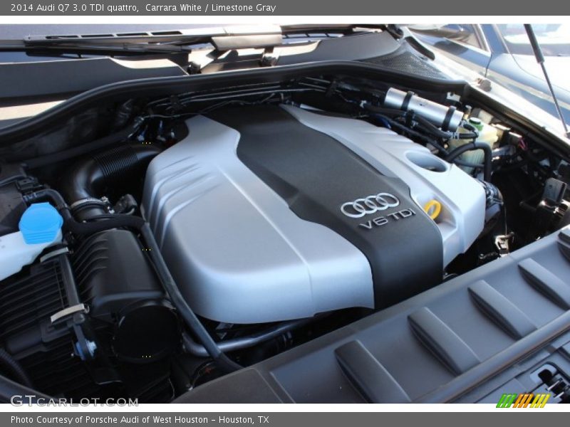 Carrara White / Limestone Gray 2014 Audi Q7 3.0 TDI quattro