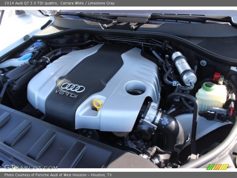 Carrara White / Limestone Gray 2014 Audi Q7 3.0 TDI quattro