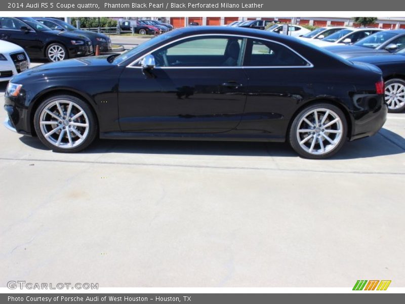 Phantom Black Pearl / Black Perforated Milano Leather 2014 Audi RS 5 Coupe quattro