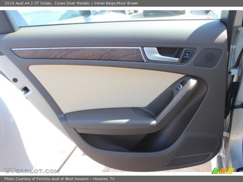 Cuvee Silver Metallic / Velvet Beige/Moor Brown 2014 Audi A4 2.0T Sedan