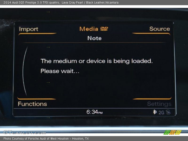 Lava Gray Pearl / Black Leather/Alcantara 2014 Audi SQ5 Prestige 3.0 TFSI quattro