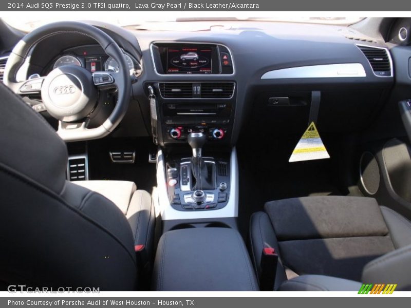 Lava Gray Pearl / Black Leather/Alcantara 2014 Audi SQ5 Prestige 3.0 TFSI quattro