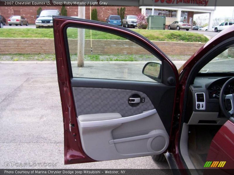 Deep Ruby Metallic / Light Gray 2007 Chevrolet Equinox LS