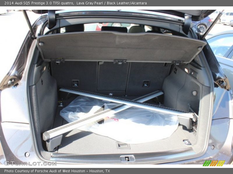 Lava Gray Pearl / Black Leather/Alcantara 2014 Audi SQ5 Prestige 3.0 TFSI quattro