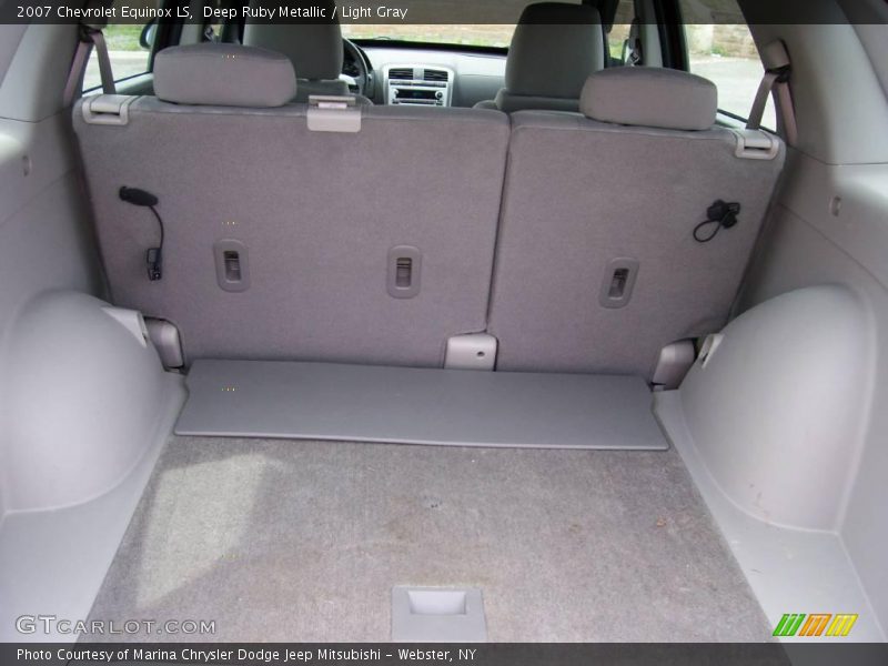 Deep Ruby Metallic / Light Gray 2007 Chevrolet Equinox LS