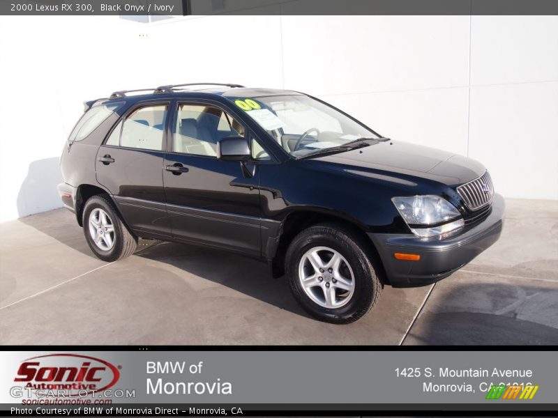 Black Onyx / Ivory 2000 Lexus RX 300