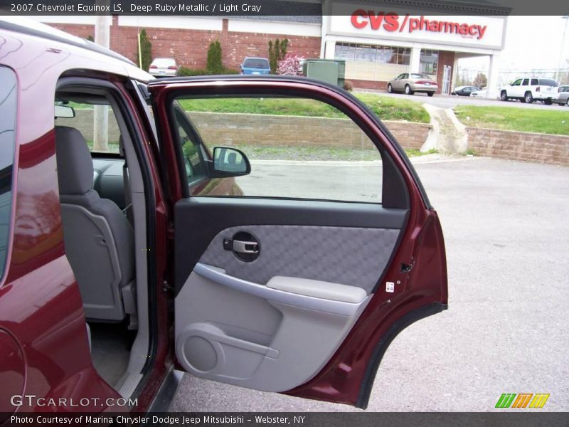 Deep Ruby Metallic / Light Gray 2007 Chevrolet Equinox LS