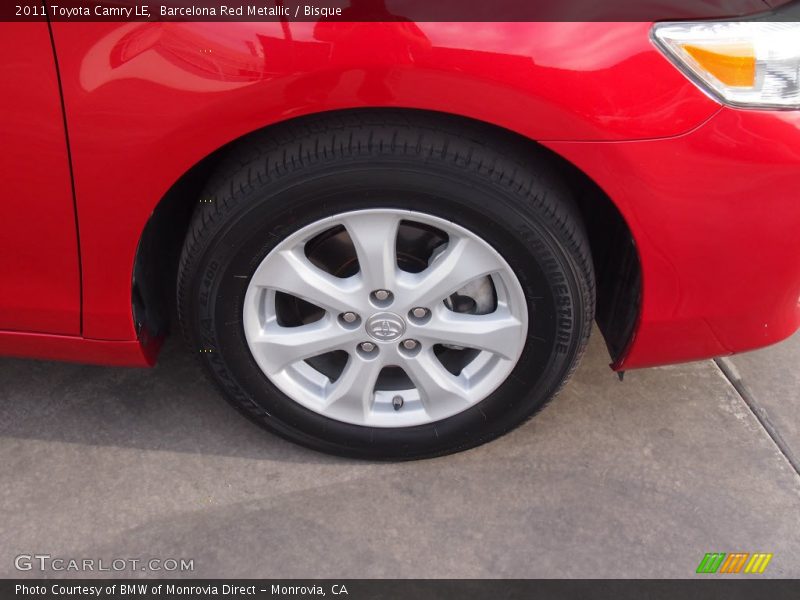 Barcelona Red Metallic / Bisque 2011 Toyota Camry LE