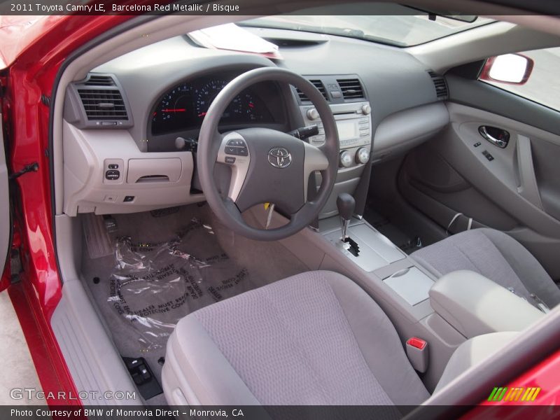 Barcelona Red Metallic / Bisque 2011 Toyota Camry LE