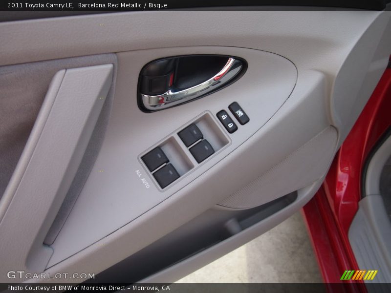 Barcelona Red Metallic / Bisque 2011 Toyota Camry LE