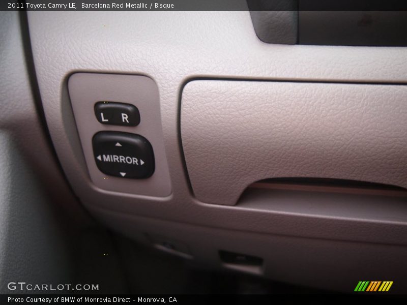 Barcelona Red Metallic / Bisque 2011 Toyota Camry LE