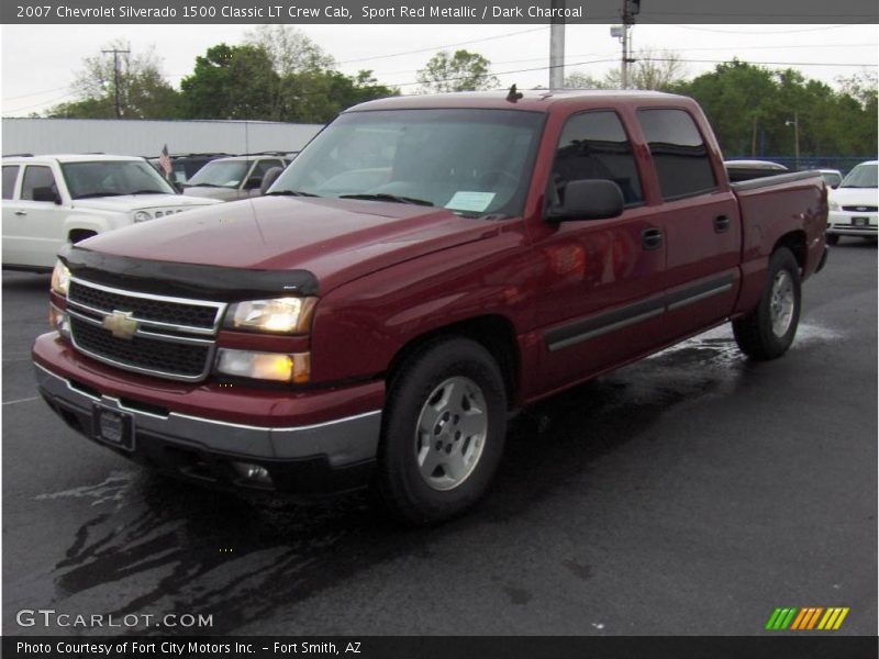 Sport Red Metallic / Dark Charcoal 2007 Chevrolet Silverado 1500 Classic LT Crew Cab