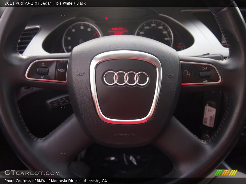 Ibis White / Black 2011 Audi A4 2.0T Sedan