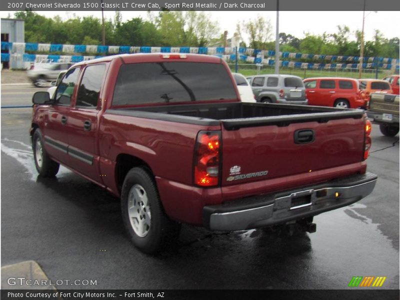 Sport Red Metallic / Dark Charcoal 2007 Chevrolet Silverado 1500 Classic LT Crew Cab