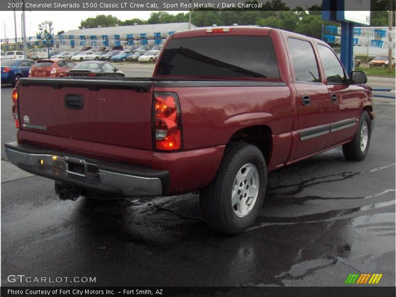 Sport Red Metallic / Dark Charcoal 2007 Chevrolet Silverado 1500 Classic LT Crew Cab