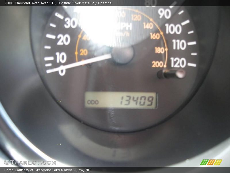 Cosmic Silver Metallic / Charcoal 2008 Chevrolet Aveo Aveo5 LS