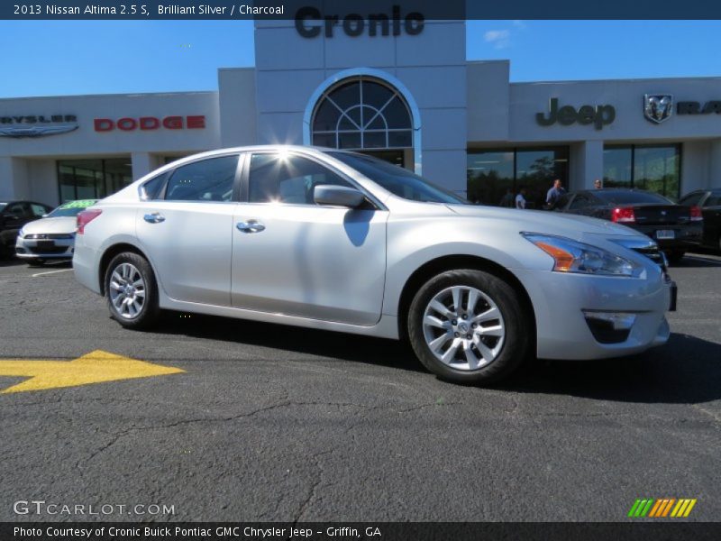 Brilliant Silver / Charcoal 2013 Nissan Altima 2.5 S
