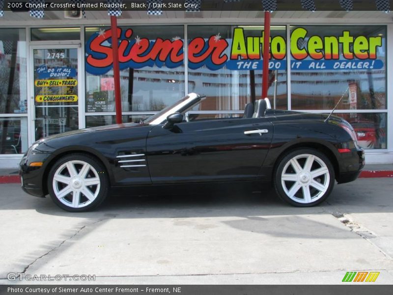 Black / Dark Slate Grey 2005 Chrysler Crossfire Limited Roadster