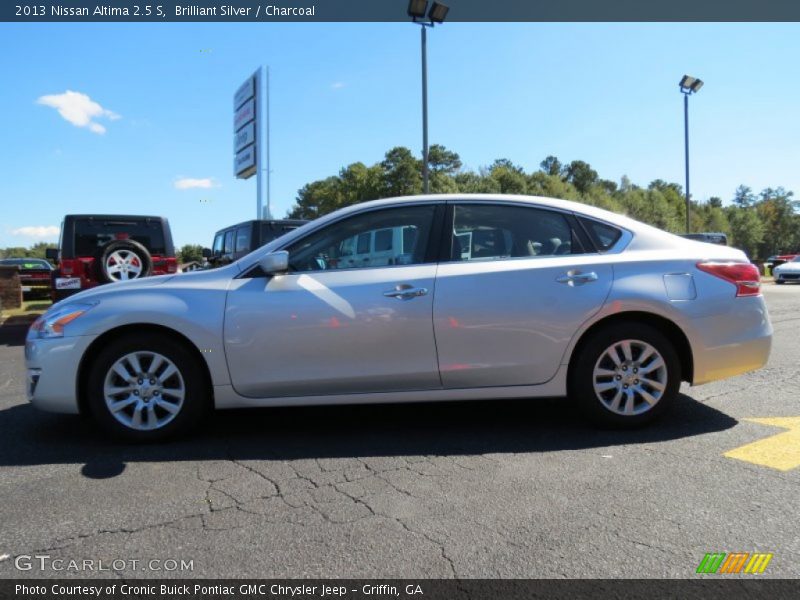 Brilliant Silver / Charcoal 2013 Nissan Altima 2.5 S