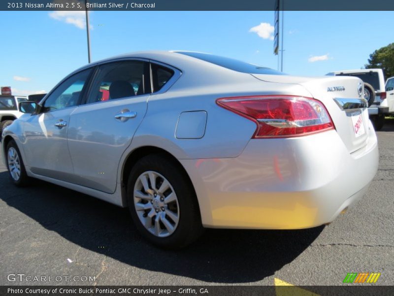 Brilliant Silver / Charcoal 2013 Nissan Altima 2.5 S