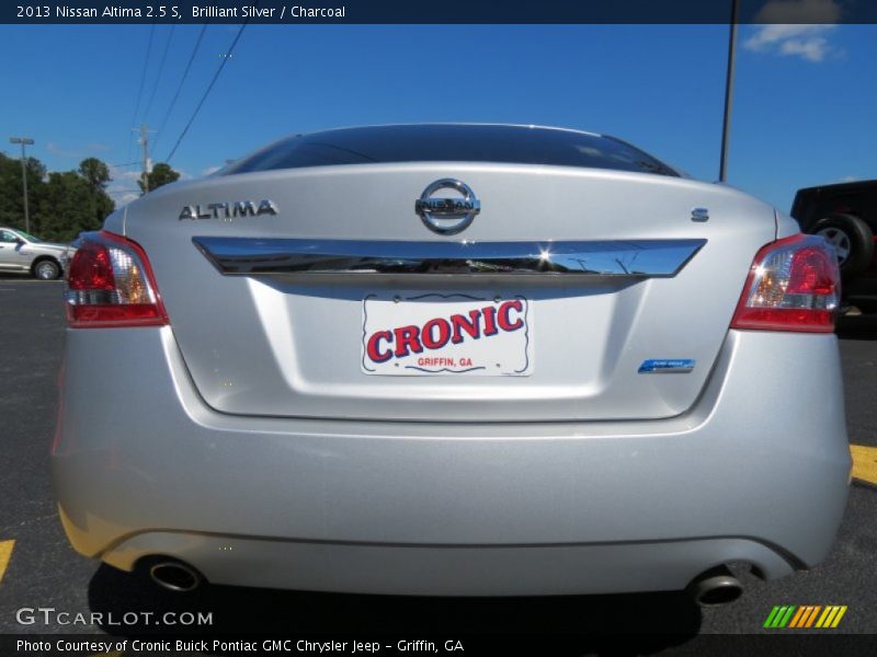 Brilliant Silver / Charcoal 2013 Nissan Altima 2.5 S