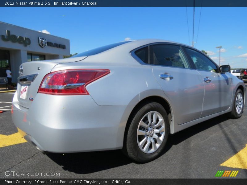 Brilliant Silver / Charcoal 2013 Nissan Altima 2.5 S