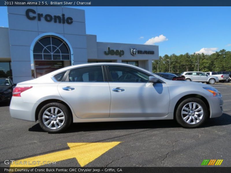 Brilliant Silver / Charcoal 2013 Nissan Altima 2.5 S