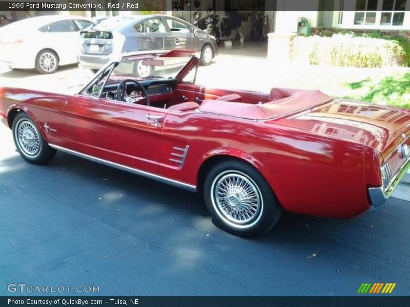  1966 Mustang Convertible Red