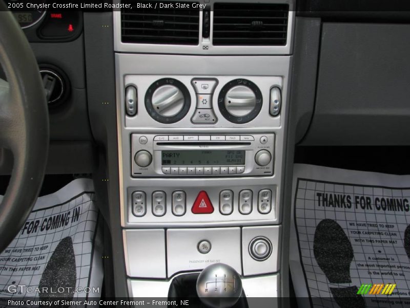 Black / Dark Slate Grey 2005 Chrysler Crossfire Limited Roadster