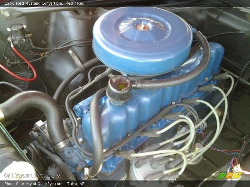  1966 Mustang Convertible Engine - 200 ci. Inline 6 cylinder